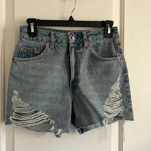 TOPSHOP A-Line denim shorts - Size 4
